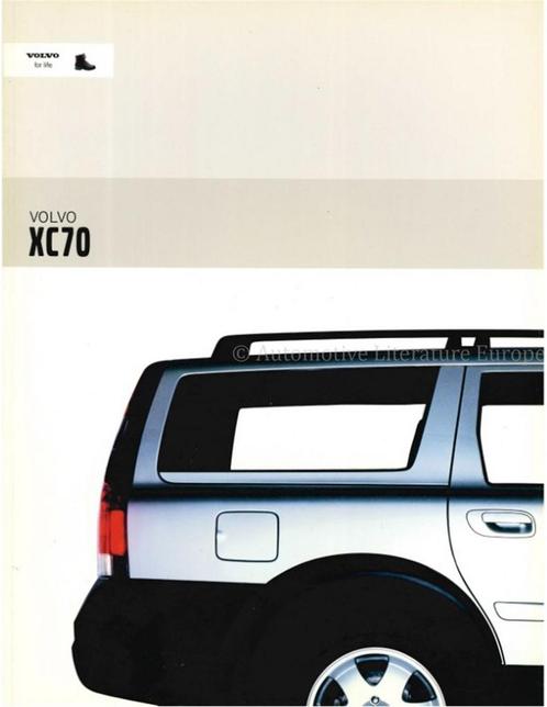 2003 VOLVO XC70 BROCHURE ENGELS, Boeken, Auto's | Folders en Tijdschriften
