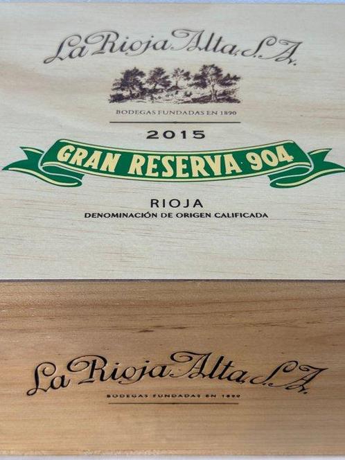 2015 La Rioja Alta, Gran Reserva 904 - Rioja Gran Reserva -, Verzamelen, Wijnen