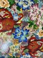 Schaal - Koper, Emaille - Large Chinese Cloisonné, Antiek en Kunst