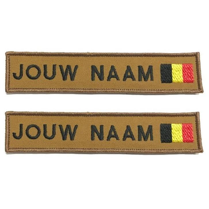 NAAMLINT Patch Laten Maken Airsoft Paintball Leger Vest Naam, Verzamelen, Militaria | Algemeen, Overige soorten, Lintje, Medaille of Wings