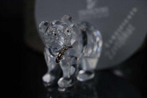 Swarovski - Figuur - Swarovski - Beer met Vis (Boxed +, Antiek en Kunst, Curiosa en Brocante