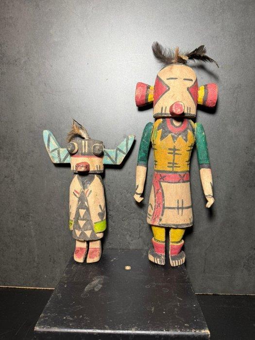 Poppen in de stijl kachina hopi - Hopi (Zonder minimumprijs), Antiek en Kunst, Kunst | Niet-Westerse kunst