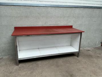 Polyethylene PE Werkkast Snijtafel met opbergruimte 200 cm, Ophalen of Verzenden