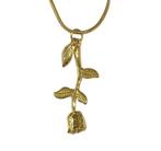 Prachtige as hanger, assieraad, as bedeltje rvs roos goud, Nieuw