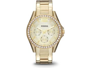 Fossil Riley ES3203 Dameshorloge 38 mm - Goudkleurig beschikbaar voor biedingen