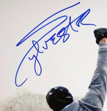 Rocky - Sylvester Stallone (Rocky Balboa) Signed 16x20 inch beschikbaar voor biedingen