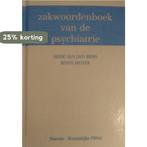 ZAKWOORDENBOEK VAN DE PSYCHIATRIE 9789062281527, Boeken, Verzenden, Gelezen, H. van den Berg