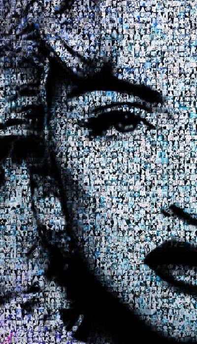 David Law - Crypto Madonna Vogue II Blue, Antiek en Kunst, Kunst | Schilderijen | Modern