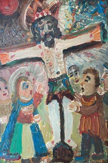 Ernest Van Den Driessche (1894-1985) - Christus aan het disponible aux enchères