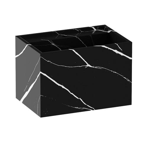 Wastafel Topa Cube 60 Nero Marquina (1 krgt.), Doe-het-zelf en Bouw, Sanitair, Overige typen, Nieuw, Ophalen of Verzenden