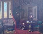 Karl Reinprecht (1903-?) - Baroque room, Antiquités & Art