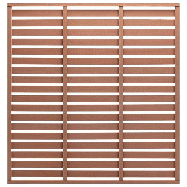 Composiet Schuttingpaneel 180x180 Bruin | OP = OP | Retour, Tuin en Terras, Schuttingen, 1 tot 2 meter, Minder dan 3 meter, Nieuw