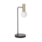 Tafellamp john - zwart met goud - industrieel design -, Maison & Meubles, Verzenden