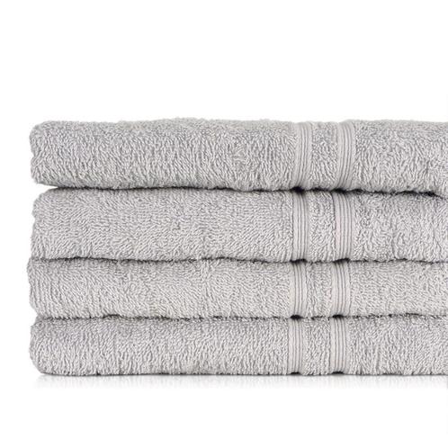 Handdoek Grijs 50x100cm 100% Katoen - Treb ADH, Huis en Inrichting, Keuken | Textiel, Theedoek of Handdoek, Overige kleuren, Nieuw