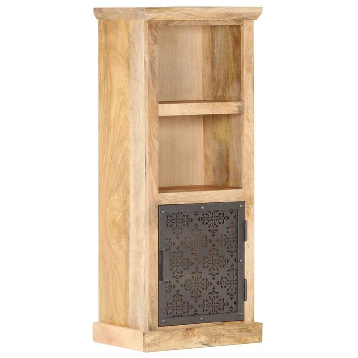 vidaXL Hoge kast met deur 45x32x110 cm massief mangohout, Maison & Meubles, Armoires | Autre, Envoi