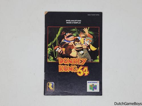 Nintendo 64 / N64 - Donkey Kong 64 - NFRG - Manual, Games en Spelcomputers, Games | Nintendo 64, Gebruikt, Verzenden