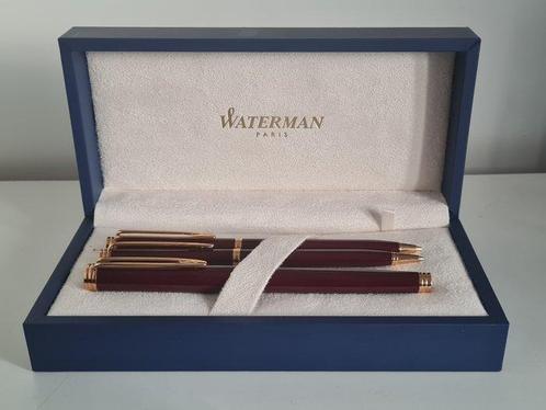 Waterman - Gentleman laqué bordeaux (stylo à plume plume or, Collections, Stylos