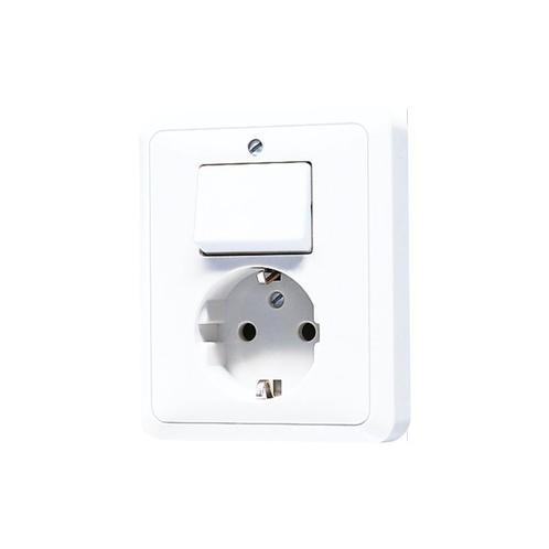 JUNG CD500 Interrupteur Prise Combiné Avec Contact De Terre, Doe-het-zelf en Bouw, Elektriciteit en Kabels, Verzenden