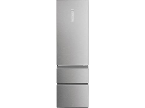 Haier -  Koel-vriescombinatie C  - Roestvrij Staal, Elektronische apparatuur, Koelkasten en IJskasten, 200 liter of meer, Nieuw