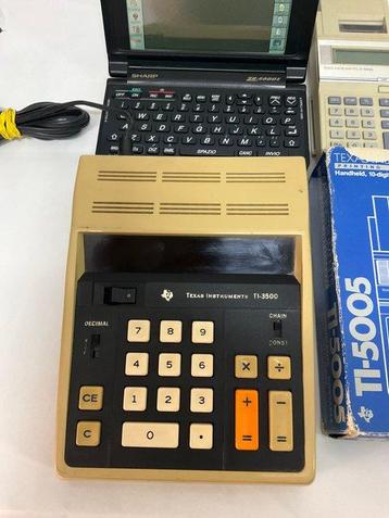 Casio, Texas Instruments, Olivetti, Canon - Rekenmachine