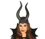Halloween Helm Zwarte Hoorns, Verzenden