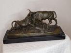j.b desposee - CLESINGER - Beeld, Bronzen stieren in gevecht, Antiek en Kunst