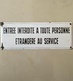 Verboden - Vietato Entrare - Reclamebord - Geëmailleerd, Antiek en Kunst