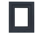 PVC raam draai kiep b50xh60 cm Antraciet, Doe-het-zelf en Bouw, Glas en Ramen, Gevelraam of Ruit, Minder dan 80 cm, Minder dan 80 cm