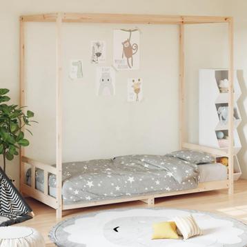 vidaXL Kinderbedframe 90x190 cm massief grenenhout, Kinderen en Baby's, Kinderkamer | Bedden, Verzenden, Nieuw