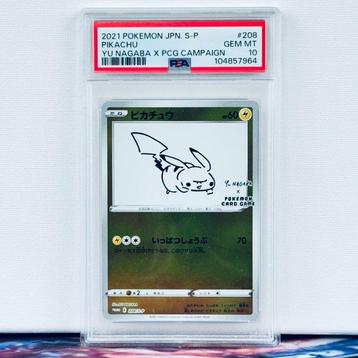 Pokémon Graded card - Pikachu #208 - Pokémon - PSA 10 beschikbaar voor biedingen