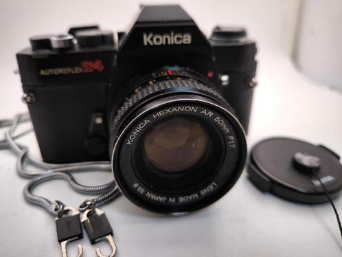 Konica Autoreflex T4 + Hexanon AR 1,7/50mm | Appareil photo, Audio, Tv en Foto, Fotocamera's Analoog