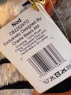Charlie Bears: Sleepover Teddy Nod, met label - Pluche dier