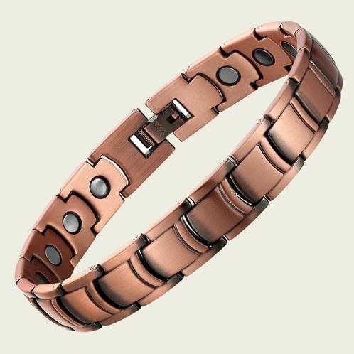 Luxe gezondheidsarmband magnetisch koper - 0,85 cm, Sport en Fitness, Gezondheidsproducten en Wellness, Ophalen of Verzenden
