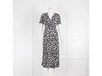 Veiling - Maje jurk met zwart-witte print en gekruiste voork, Kleding | Dames, Jurken, Nieuw