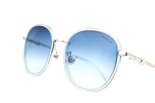 Moncler - ML0111K 16X - Silver Metal & Acetate Design - Blue, Handtassen en Accessoires, Zonnebrillen en Brillen | Dames