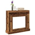 vidaXL Haardombouw 100x30x87,5 cm bewerkt hout oud, Huis en Inrichting, Kachels, Verzenden, Nieuw