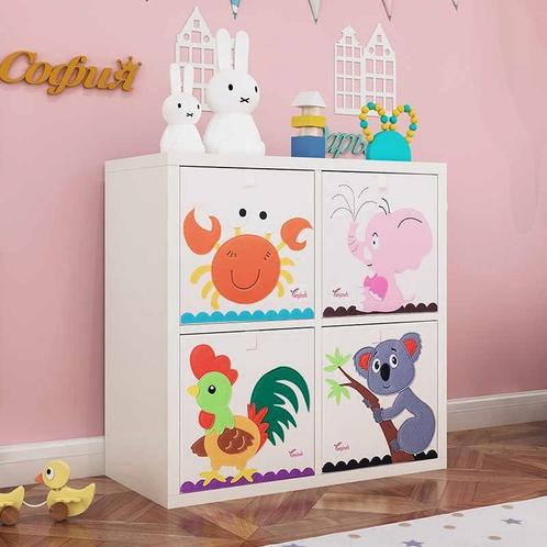 Kinder opbergmand geschikt voor Ikea Kallax kast. Opbergdoos, Huis en Inrichting, Woonaccessoires | Schalen en Manden, Nieuw