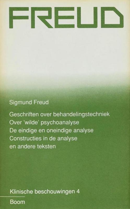 Klinische beschouwingen deel 4 9789060099681 S. Freud, Boeken, Psychologie, Gelezen, Verzenden