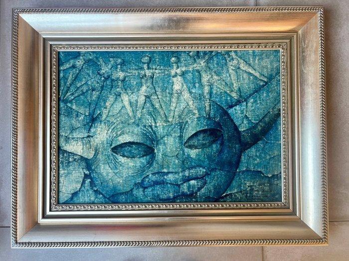 Jef Van Turenhout (1926-2006) - De Kroon der herinnering, Antiek en Kunst, Kunst | Schilderijen | Modern