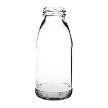 Mini Melkflessen | Glas | 20cl | 12 Stuks | Ø59x125(h)mm, Verzenden