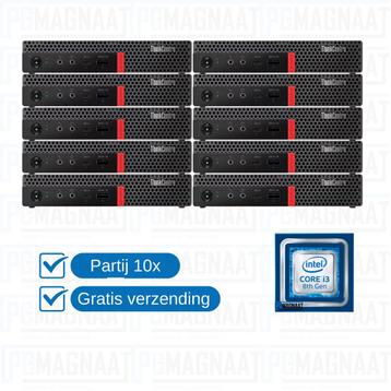 Partij Lenovo ThinkCentre M720q i3-8300T 8GB 128GB 10x beschikbaar voor biedingen