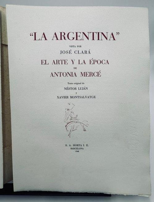 Néstor Luján, Xavier Montsalvatge - La Argentina vista por, Antiek en Kunst, Antiek | Boeken en Manuscripten