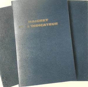 Maigret et lindicateur [E.O. tirage de luxe, no. 95/110], Livres, Langue | Langues Autre, Envoi