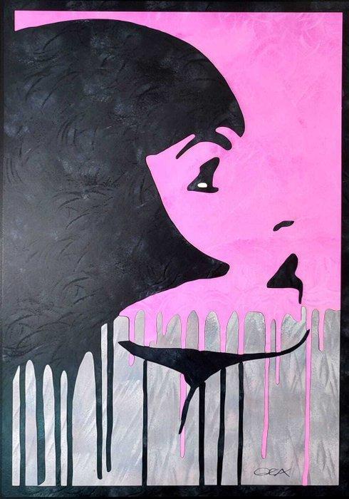 De Gea-Art - Vanguardista en lila, Antiek en Kunst, Kunst | Schilderijen | Modern
