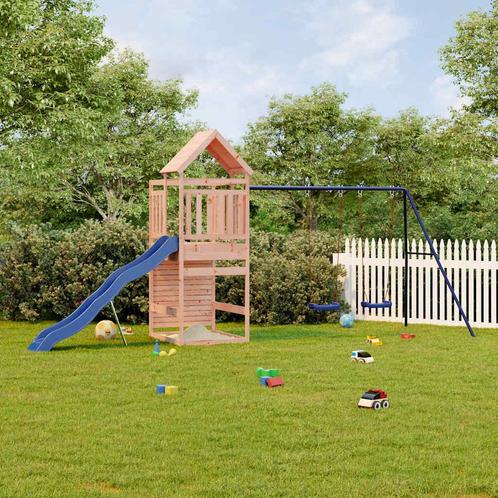 vidaXL Speelhuis massief douglashout, Kinderen en Baby's, Speelgoed | Buiten | Speeltoestellen, Nieuw, Verzenden