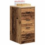 vidaXL Garagekast 40x51x85 cm massief grenenhout oud hout, Verzenden