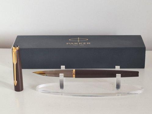 Parker - Falcon Marron GT Plume - Vulpen, Verzamelen, Pennenverzamelingen
