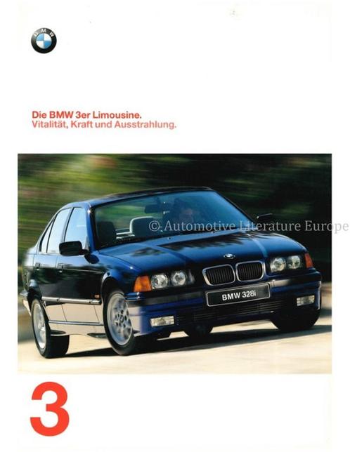 1997 BMW 3 SERIE SEDAN BROCHURE DUITS, Boeken, Auto's | Folders en Tijdschriften, Ophalen of Verzenden