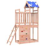 vidaXL Speeltoren Bruin 110,5 x 52,5 x 215cm Massief Douglas, Kinderen en Baby's, Speelgoed | Buiten | Speeltoestellen, Verzenden