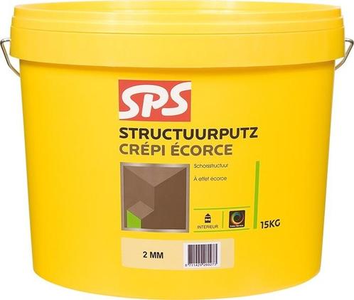 SPS Struktuurputz 2 mm binnenkwaliteit 15KG, Bricolage & Construction, Bricolage & Rénovation Autre, Enlèvement ou Envoi